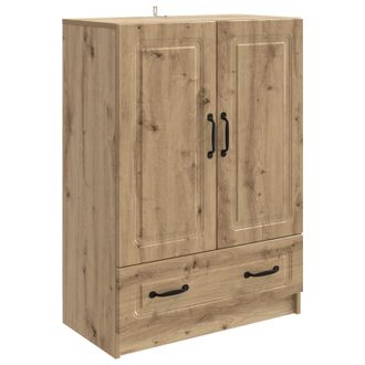 vidaXL Aparador Roble Artisan 66 X 34,5 X 92 Cm Madera De Ingenier&iacute;a Vidaxl