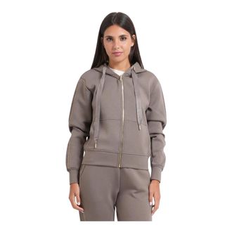 Guess Dames, Sweatshirts & Hoodies, Bruin, Maat: XL Zijde