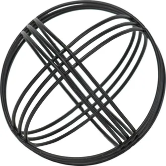 Foreside Home And Garden Ellery Black Metal Matte Decorative Sculpture Figurine 4.25 at Nordstrom