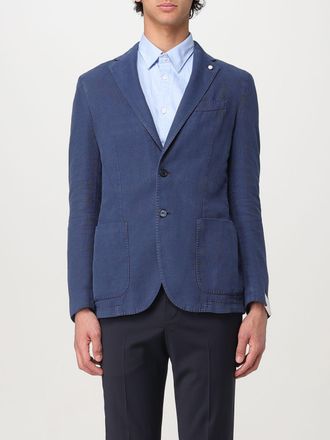 Luigi Bianchi Blazer Luigi Bianchi in misto lino e cotone