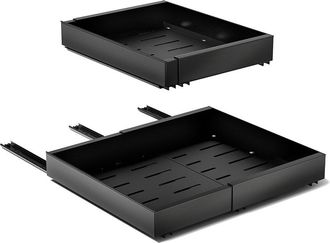 Sorbus Set Of 2 Extendable Pull-Out Storage Racks