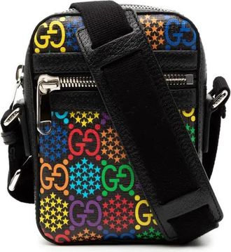 Gucci 2016-2025 GG Supreme Psychedelic crossbodytas - Zwart
