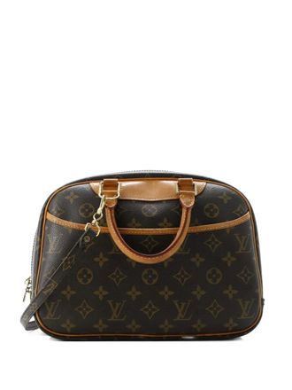 Louis Vuitton Trouville Handbag Monogram Canvas satchel - Marrone