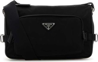 Prada Black Canvas Crossbody Bag