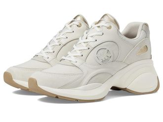 Michael Kors Zuma Trainer Womens Shoes Pale Gold : 9 M, Canvas/Leather