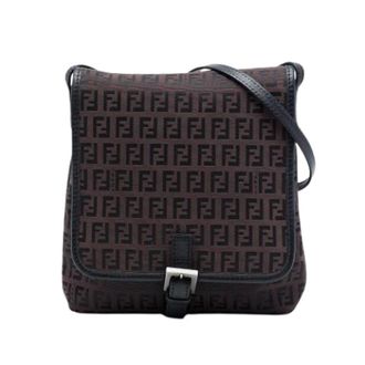 Fendi Pre-owned Vintage Crossbody Bag - Dames - Pre-owned - Bruin - Maat: ONE Size Leer