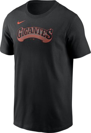 Nike San Francisco Giants Alternate Wordmark Nike Mens MLB T-Shirt in Black | N19900AGIA-N84