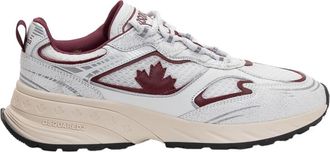 Dsquared2 White Maple Leaf Sneakers
