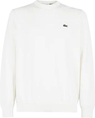 Lacoste Hombre, Sudaderas, Blanco, Talla: S