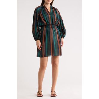 Longchamp Cotton & Silk Blend Dress in Fir at Nordstrom Rack, Size 10 Us / 42 Fr