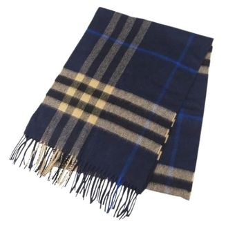 Burberry Pre-owned Stole - unisex - Pre-owned - Blauw - Maat: ONE Size Kasjmier