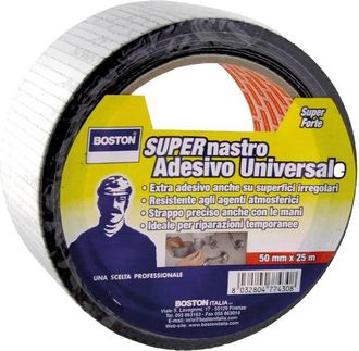 Boston Nastro Telato Universale Mm. 50 X 5 Mt - Argento