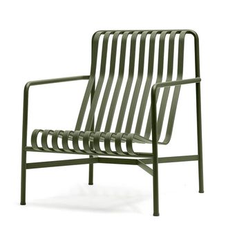 HAY Palissade Lounge Chair High, olive