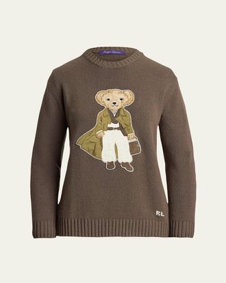 Ralph Lauren Polo Bear Lofty Cashmere Crewneck Sweater