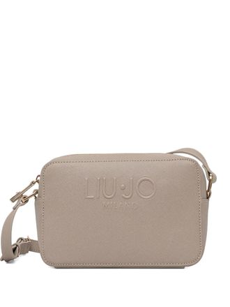 Liu Jo logo-embroider crossbody bag - women - Polyester/Polyester/Polyurethane - One Size - Neutrals