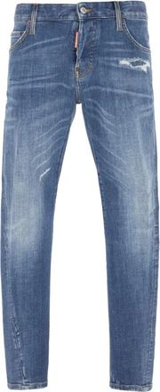 Dsquared2 Slim Twist Jeans - Heren - Slim Fit Jeans - Blauw - XL - Jeans