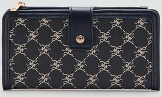 Mango Portafoglio grande stampa logo navy - Donna - Taglia unica - MANGO