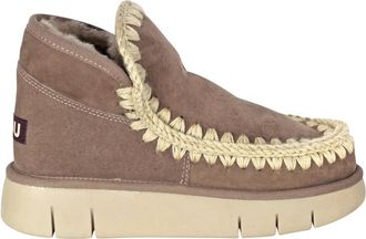 Mou Eskimo Bounce Sneaker - Dames - Winterlaarzen - Bruin - 39 EU - Wol - Schoenen