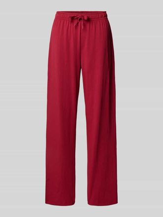 HUGO BOSS Regular Fit Pyjama-Hose aus Baumwoll-Mix in Rot, Größe XXL