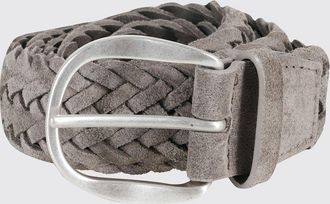 Orciani Cintura Orciani in camoscio intrecciato