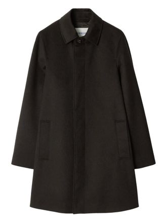 Burberry Jas met enkele rij knopen - Bruin