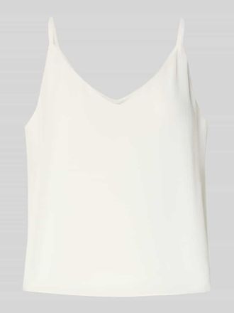 Christian Berg Cocktail Loose Fit Blusentop mit V-Ausschnitt in Ecru, Gr&ouml;&szlig;e 38