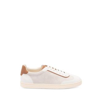 Brunello Cucinelli Leather Panelled Low-top Sneakers