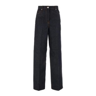 Ferragamo Straight Jeans, female, Blue, Size: XS Straight Jeans