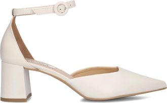 Notre-V Schoenen, Dames, Beige, 39 EU, Leer, Elegante Zomersandalen Model 35518