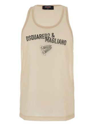Dsquared2 x Magliano sleeveless top - men - Cotton - M - Neutrals
