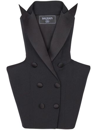 Balmain Wollen blazer mini-jurk - Zwart