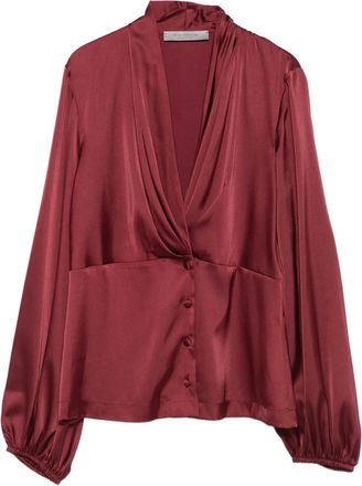 D.exterior Blusa plissettata - Rosso