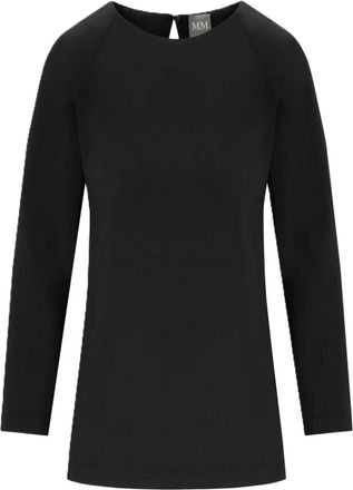 Max Mara Undici Sweater - Dames - Blouses - Zwart - L - Polyester - Overhemden