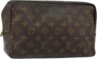 Louis Vuitton Pre-owned Clutches, female, Brown, Size: ONE SIZE Pre-owned Vintage Canvas Clutch