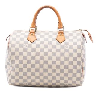 Louis Vuitton Pre-owned Womens Damier Azur Speedy 30 - Light Grey Textile - One Size