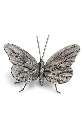 Zodax Antique Pewter Butterfly Decorative Figurine in Silver Plated at Nordstrom Rack