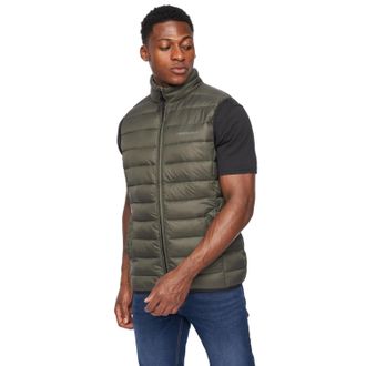 Crosshatch Heren Gattering Gilet (Olijf)