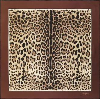 Dolce & Gabbana Pa&ntilde;uelo de seda con print