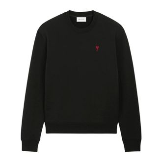 Ami Sweatshirts, male, Black, Size: S De Coeur Sweatshirt