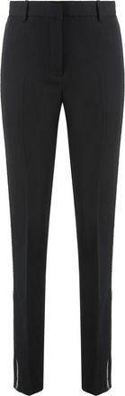 Versace Womens Wool Tailored Trousers - Black - Size EU 36 (Womens)