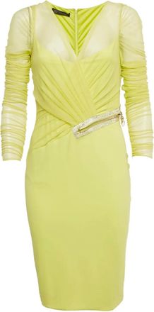 Versace Abito con zip - Giallo