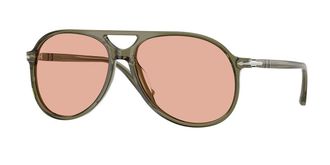 Persol PO3403S WALTER 11424B Mens Sunglasses Green Size 60