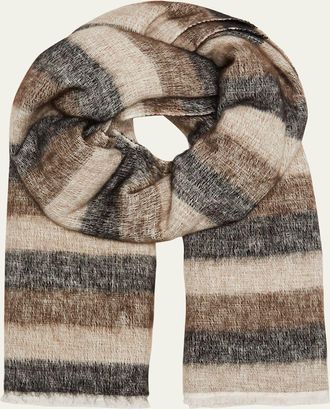 Denis Colomb Hokkaido Striped Shawl