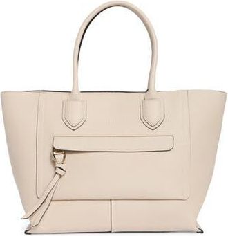 Longchamp Large Mailbox Leather Top Handle Bag in Chalk at Nordstrom Rack
