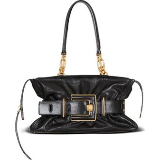 Balmain Calfskin leather Anthem bag in Black at Nordstrom