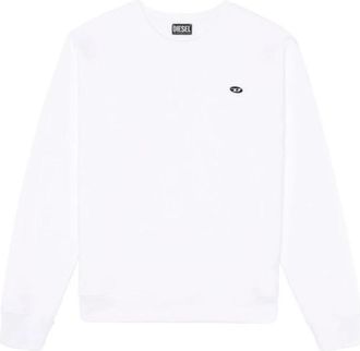 Diesel Hoodies & Sweatshirts voor heren - Heren - Sweatshirts - Wit - XL - Katoen - Hoodies & sweatvesten