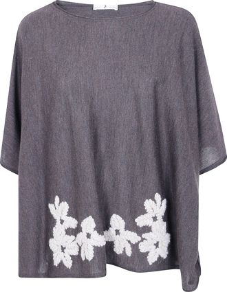 Whyci Jacket Embroidered Poncho