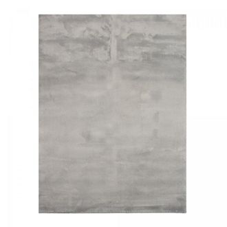 Un amour de tapis Alfombra de pelo largo y peludo para comedor 240x340 gris