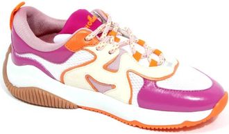 Hogan Fucsia/Oranje Mode Sneakers met Memory Foam - Dames - Sneakers - Veelkleurig - 36 1/2 EU - Schoenen