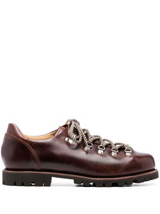 Paraboot Clusaz lace-up leather shoes - Brown